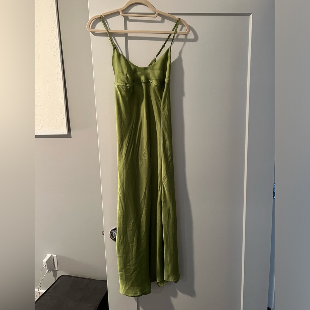 Free people satin dress!